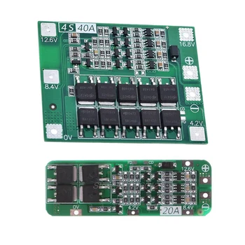 

4S 40A Li-Ion Lithium Battery 18650 Charger Pcb Bms Protection Board & 3S 20A