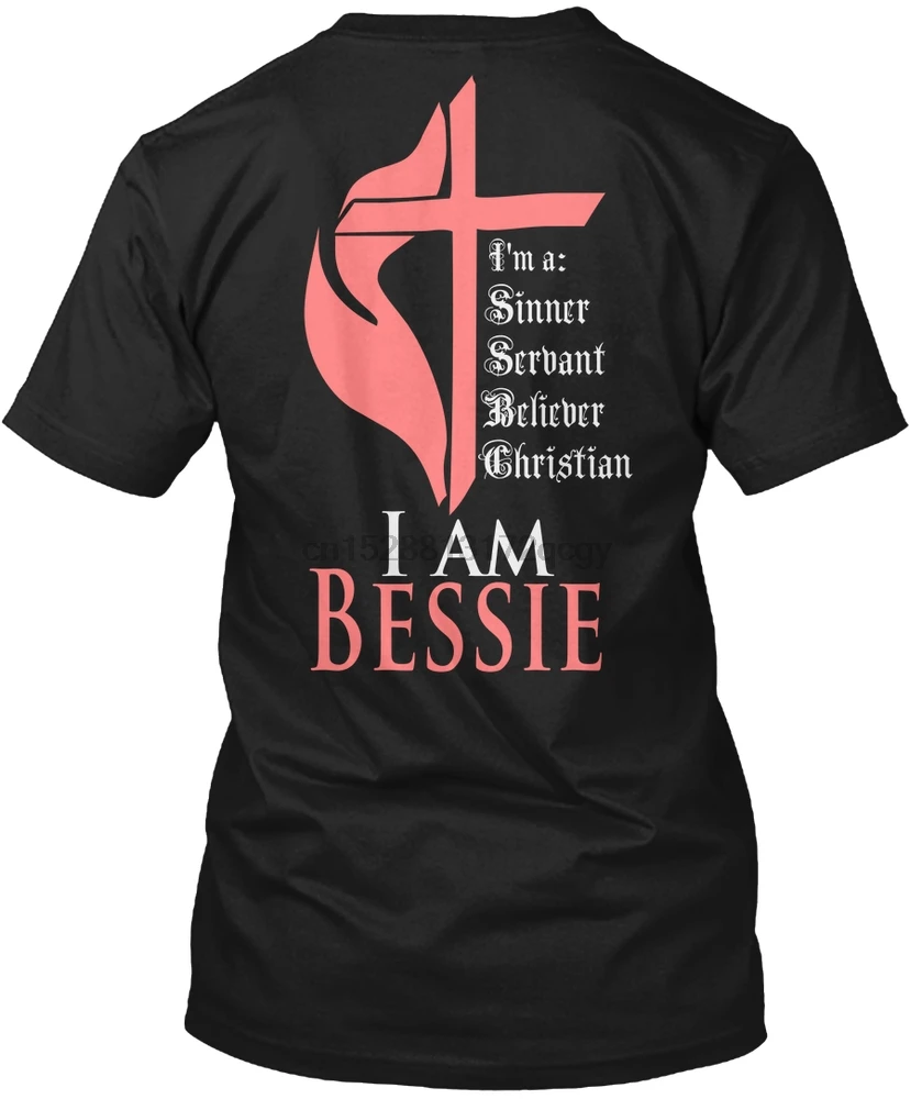 Мужская футболка BESSIE-Servant Believer христианская женская | одежда