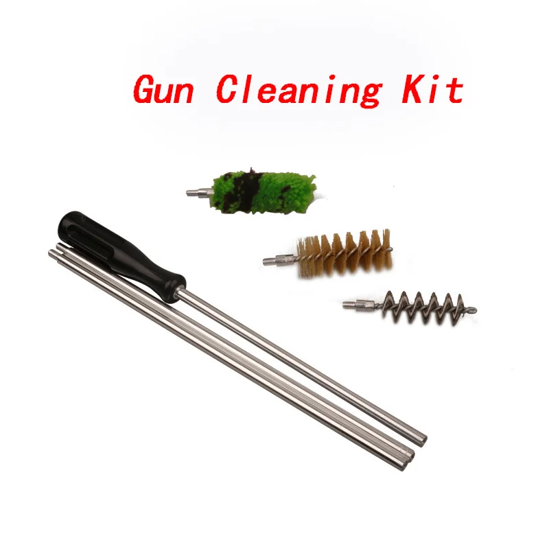 

TOtrait 6Pcs/set Gun Cleaning Tool Rod Brush Cleaning Kit Aluminum Hunting Accessories For 12 GA Gauge Gun Hunting Rifle