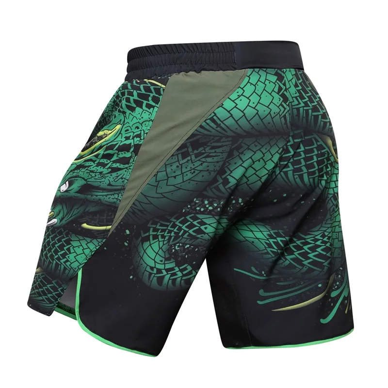 Новинка UFC BJJ MMA Fit Мужские шорты с принтом MMA 3D Fight Grappling Короткие полиэстер Kick гель Муай Тай шорты codylundin