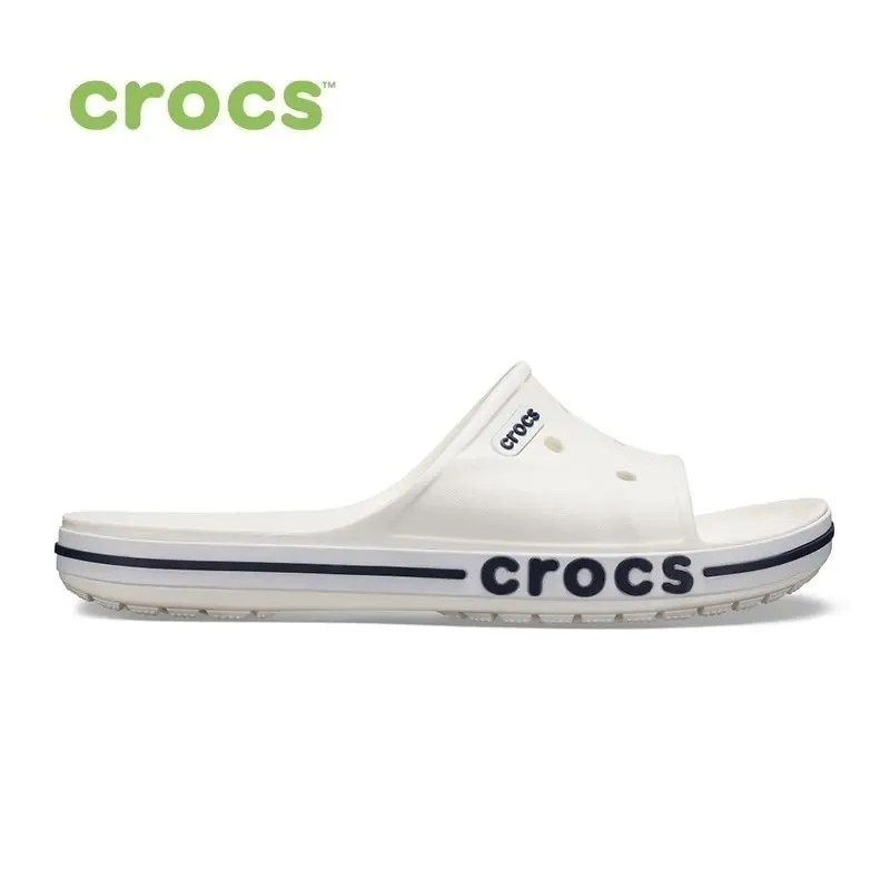 CROCS Bayaband Slide UNISEX for male, for female, man's summer shoes,  woman's beach shoes TmallFS shoes rubber slippers 2022|Slippers| -  AliExpress