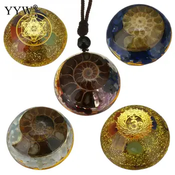 

Orgone Stone Sweater Chain Necklace Orgonite Necklace Reiki Healing Energy Generator Yoga Meditation Jewelry 7 Chakra Necklace