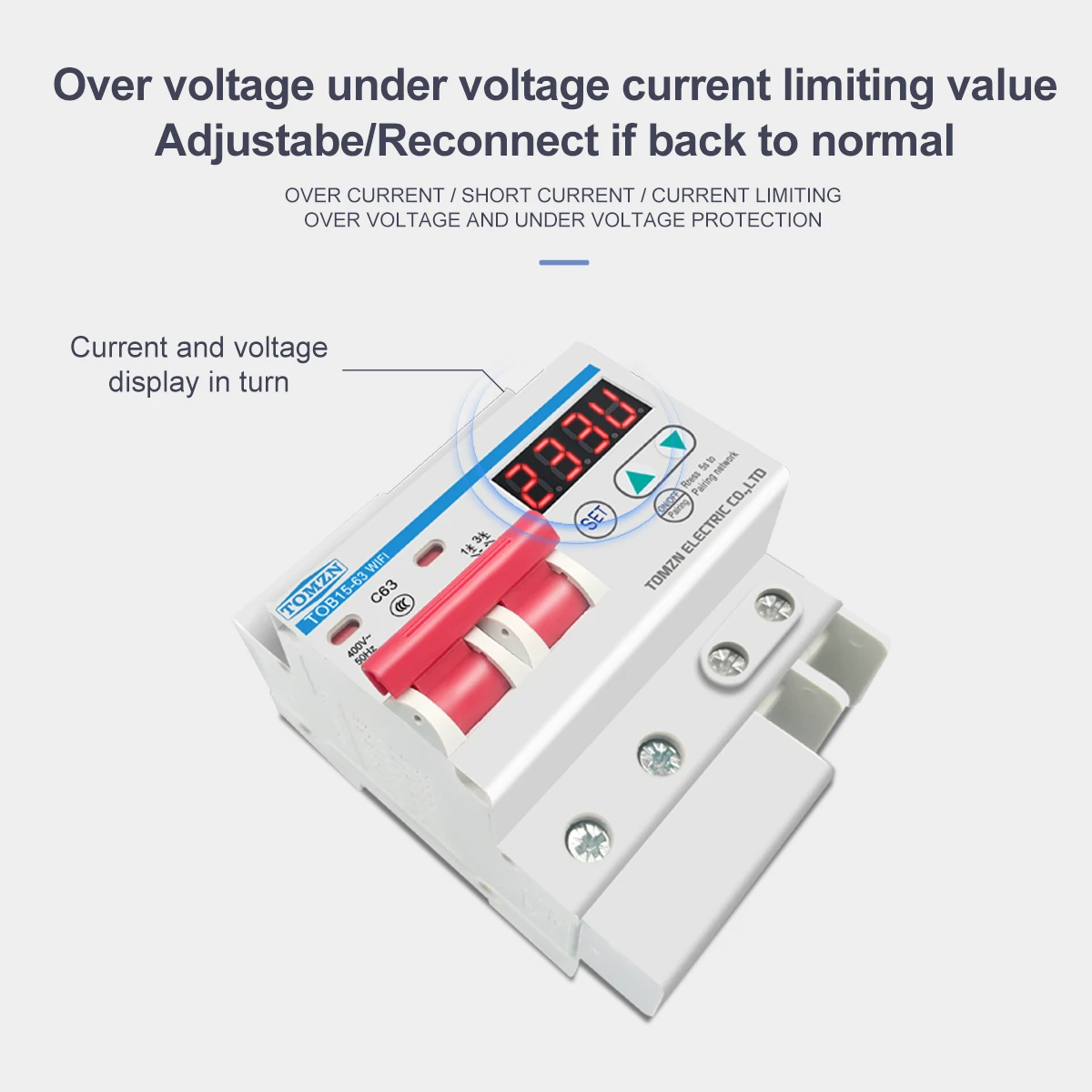 Generic Din Rail Wifi Circuit Breaker art Switch Remote Control By