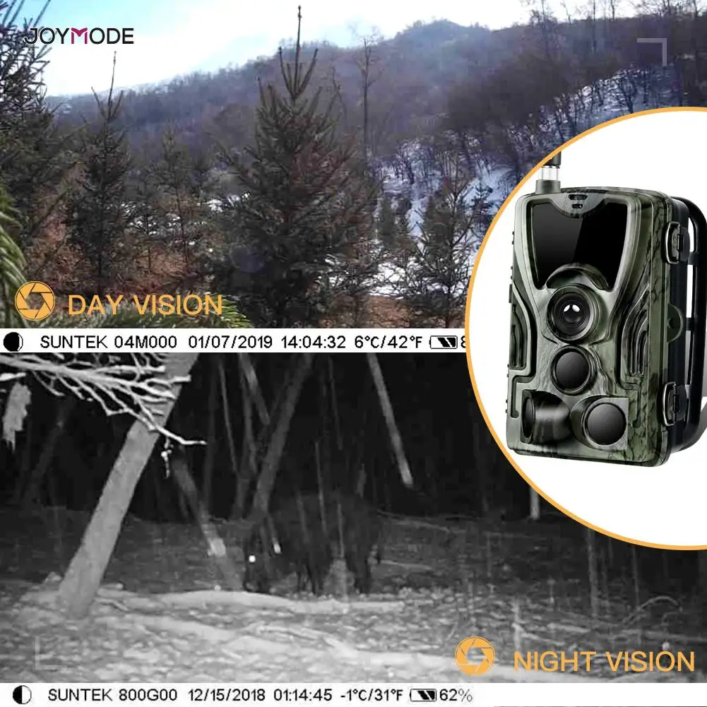 JOYMODE HC-801G 3g охотничья камера 16MP Trail камера SMS/MMS/SMTP IP66 фото ловушки 0,3 s время триггера 940nm светодиоды Дикая камера s