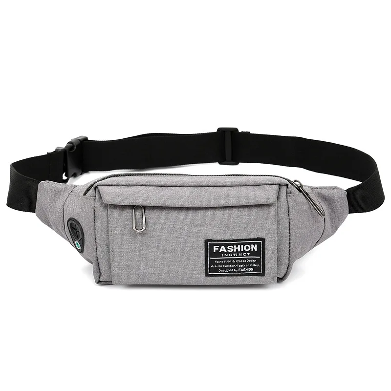 

New Style Polyester Waist Bag Men's Polyester Backpack Outdoor Waterproof Travel Small Backpack Fitness Waist Pack Shoulder Ches