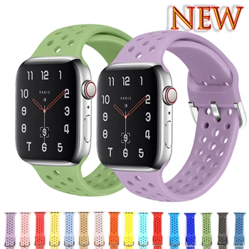 

Silicone strap for Apple Watch 5 4 band 44mm 40mm iWatch 3 band 42mm 38mm Sport bracelet correa apple watch 4 3 2 1 Accessories