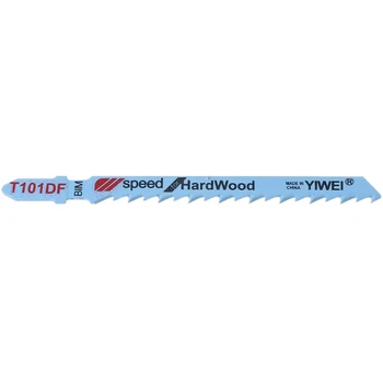 

5 Pcs T101DF Bi-metal T-Shank Jigsaw Blades Cutting Tool Clean For Hardwood