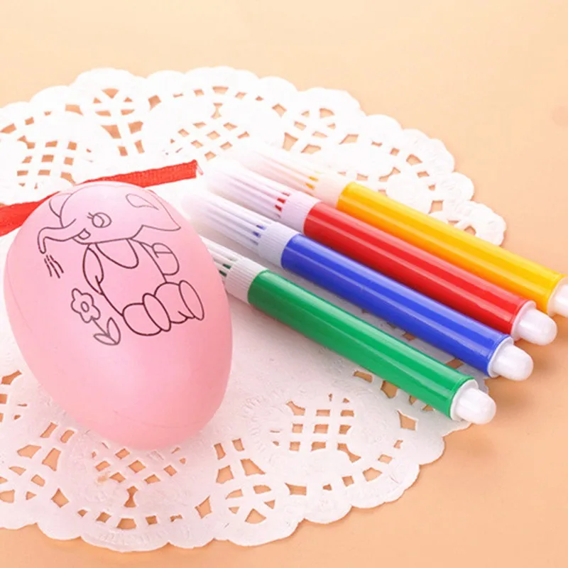 Orbita Easter DIY ручная роспись цвет ing Egg ручная работа мультфильм ручная роспись яичная скорлупа игрушка узор и цвет случайный n
