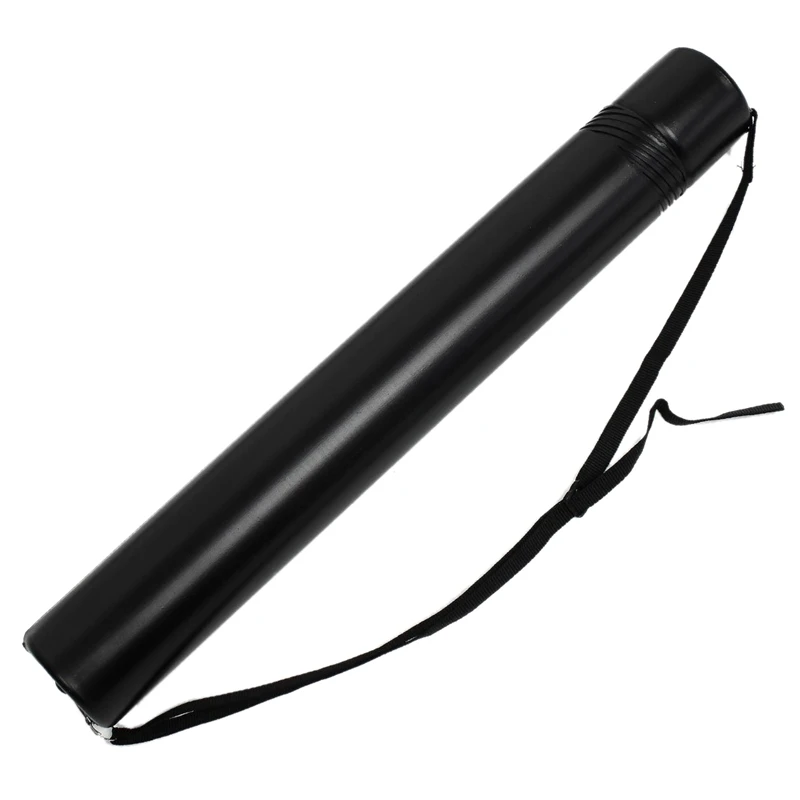 

Black Plastic Drawing Picture Storage Tube Poster Scroll Holder