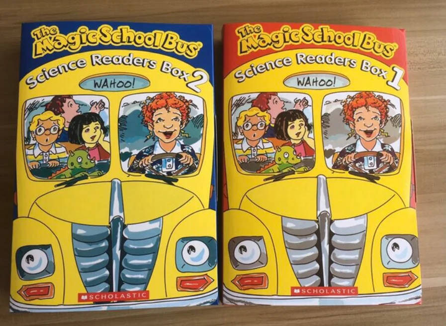 5-12 year Children's English story book The Magic School Bus picture help child be reader early education 20pc/set | Канцтовары для
