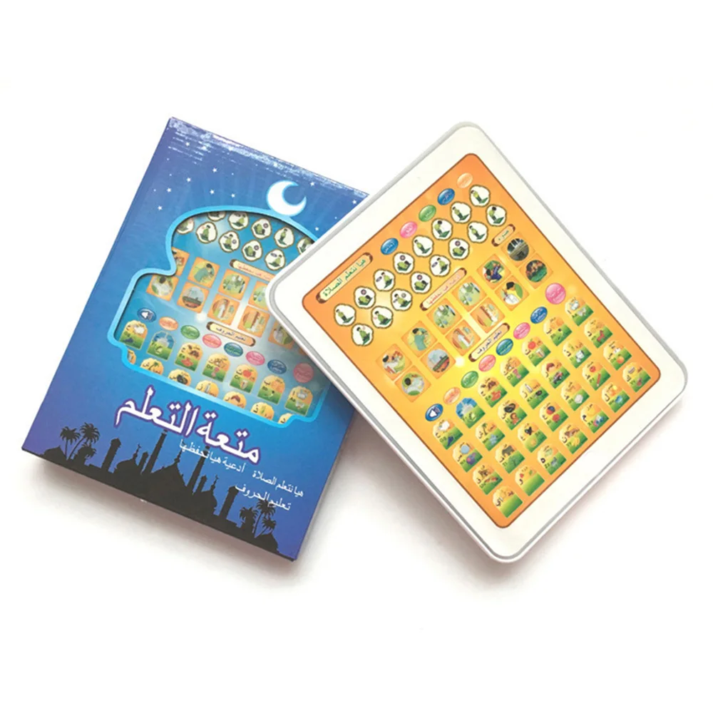 

2019 Arabic Educational Learning Pad Book Reading Machine Developmental Toy For Kids Study Game Sozzy