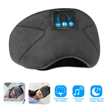 

BT 5.0 Travel Sleep Music Headset Blindfold Washable Wireless Headphone Music Sleeping Eye Mask With USB Cable