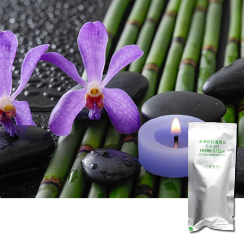 Orchid flavor Разнообразный автомобильный освежитель воздуха для духов, наполнитель для таблеток, запах автомобиля, твердый стойкий аромат, ароматический шарик с ладаном - Название цвета: Orchid flavor