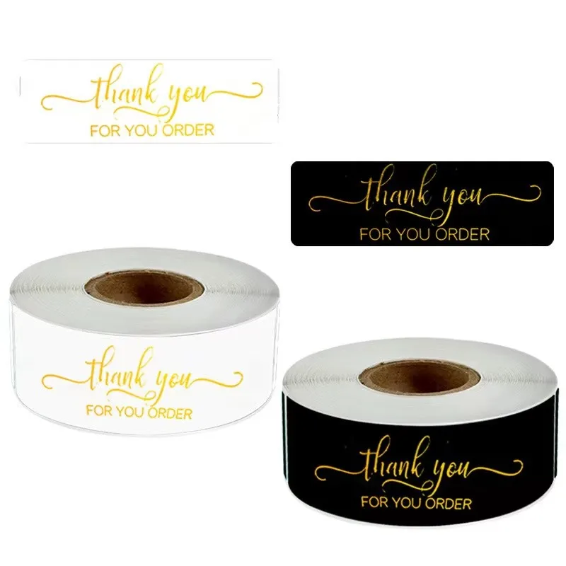 Branded COMBO Package Seller Shipping Thank You Sticker Labels 120 COUNT 