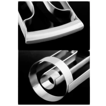 

Practical Stainless Steel Pineapple Corer Slicer Cutter Peeler Ring Wedge Fruit Cutting Slicing Coring Knife