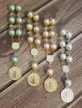 

12 pieces of Mini Rosary Favors, Christening, Communion, Confirmation, XV Years, Wedding, all occasions favors, Recuerdos de Mi