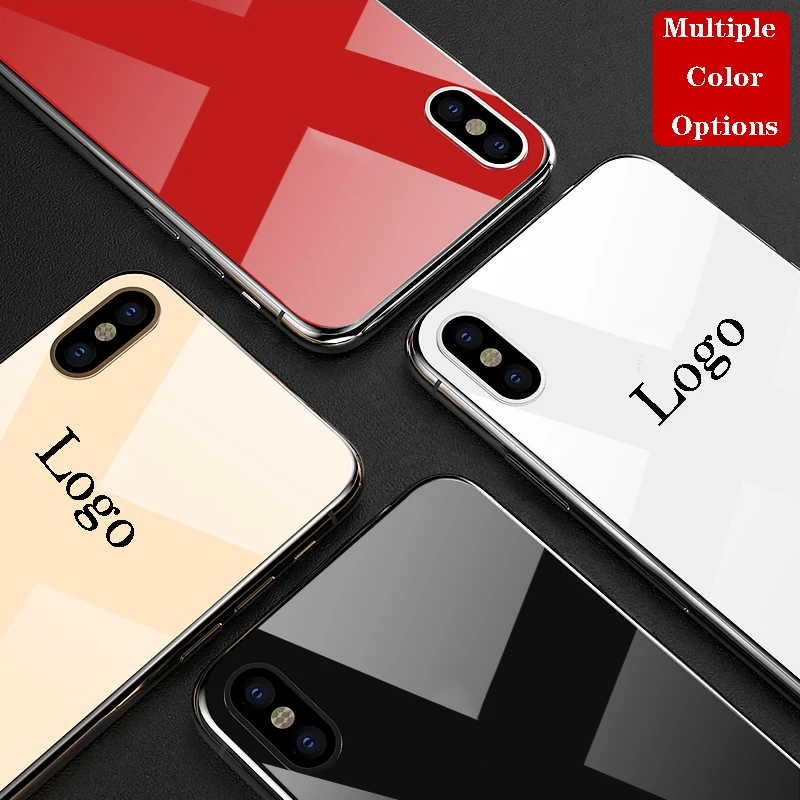 

Color Back Tempered Glass For Apple iPhone XS Max X XS XR Full Cover Tempered Glass Screen Protector For iPhone 6 7 8 Plus 6s