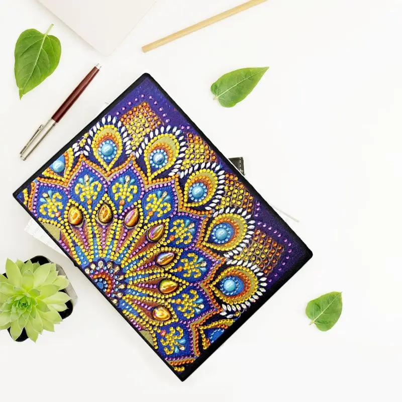 OOTDTY DIY алмазная живопись специальная форма A5 дневник книга для вышивки 2020 планер