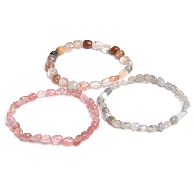 Natural Crystal Stone Beads Bracelet for Women