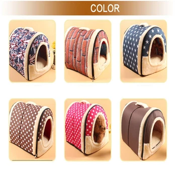 

removable and washable foldable Handheld Fashion for Small Medium Large Dogs Cats Puppy house Cushion Sleeping Bed