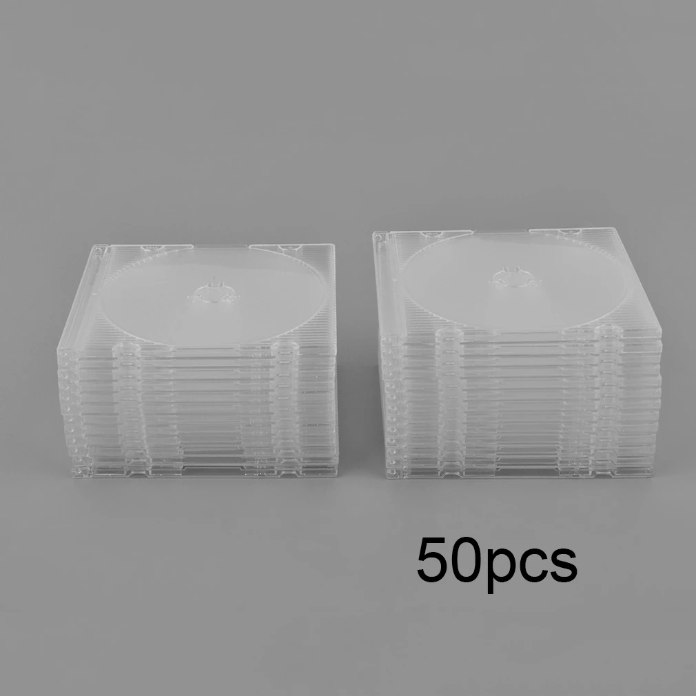 

25pcs/50pcs/100pcs CD DVD Double Sided Cover Storage Case Plastic Bag Sleeve Envelope Provide Storage & Protection