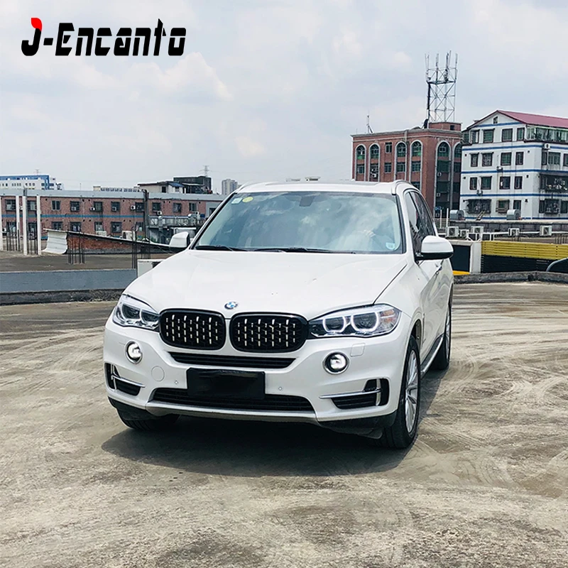 Пара Передняя решетка для почек для BMW X5 F15 X6 F16- Алмазная решетка Метеор стиль передний бампер Стайлинг автомобильной решетки