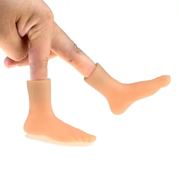 

Novelty Funny Left Foot Right Foot Finger Even Finger Set Play Model Halloween Gift