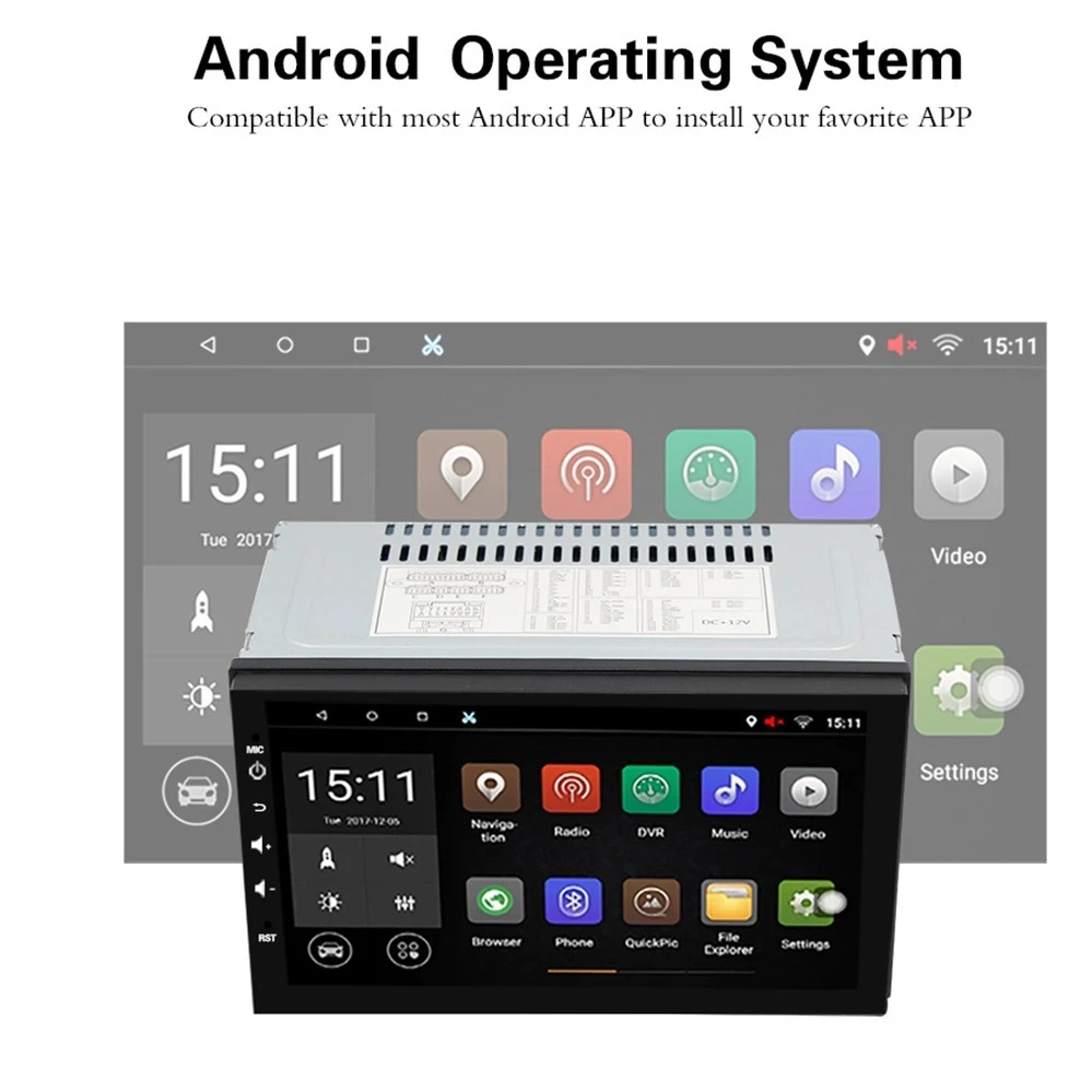 Автомобильный мультимедийный плеер TOPSOURCE Android 2 Din GPS 9 дюймов Wifi автомобильное