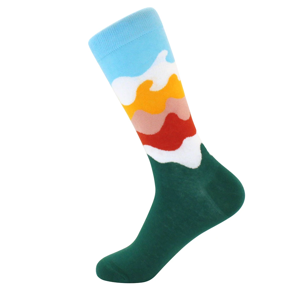 Trendy Cartoon Cotton Socks - Unique & Playful Designs