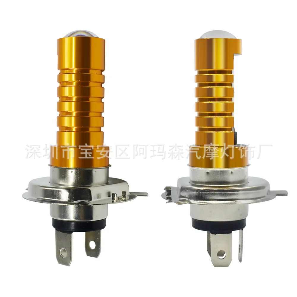Напрямую от производителя H6 Cob 80 Вт 3SMD светодиодный противотуманный фонарь 3 поверхности сияющий мотоцикл большой размер светодиодный фонарь DC12V-24V