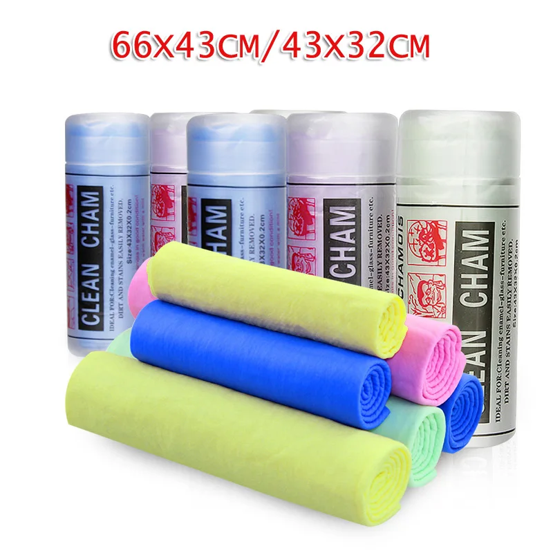 1pc PVA Soft Car Cleaning Absorbent Towels Drying Washing Cloth Kitchen Rag car Cleaning Towels accessories