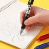 Deli Gel Pen Set 0.5mm Bullet Retractable Learning Writing Ballpoint Pens Ink color Blue Black Red School Office Stationery 3