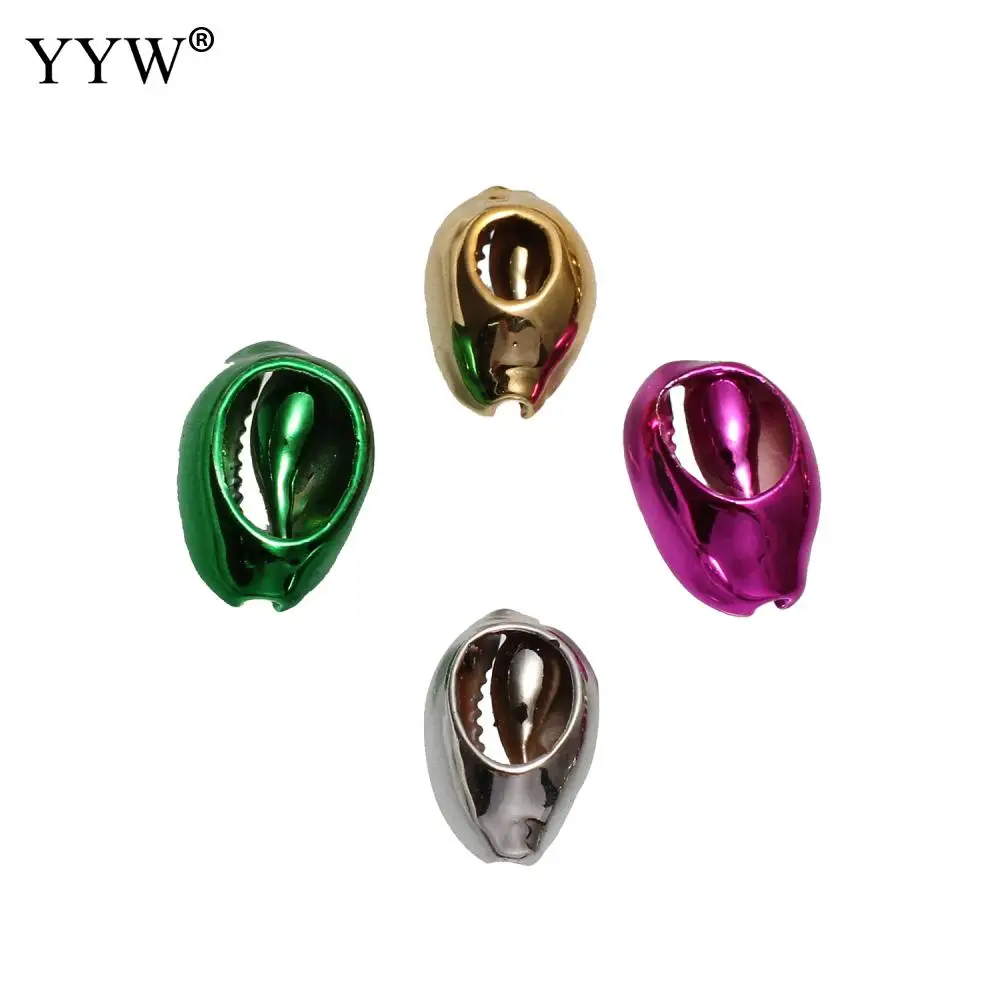 

10pcs/Bag 20x18mm-18x16mm Natural Colored Shell Beads Colorful Bracelets Necklaces Chain Jewelry Making DIY Unisex Seedbeads
