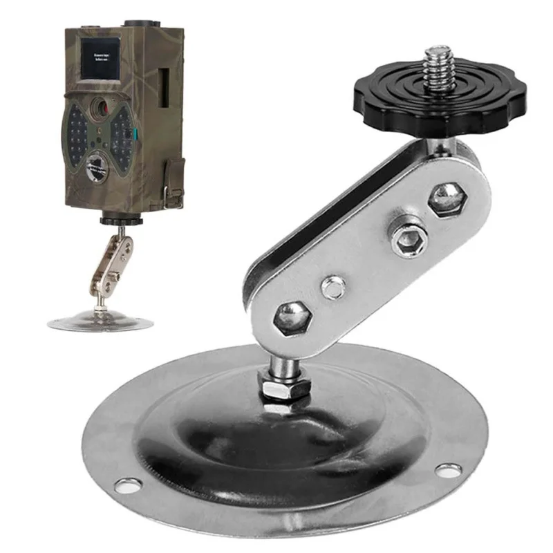 Outdoor Hunting Trail Camera Bracket Holder Stand Universal For Monitor Video Cam Mount Outdoor Gadget Adjustable Rotatable hunting trail camera trail camera