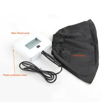 

Lamp Skin UV Analyzer Facial Skin Examination Magnifying Machine with Protective Cover and Face Drape SPA Skin Testing Tool