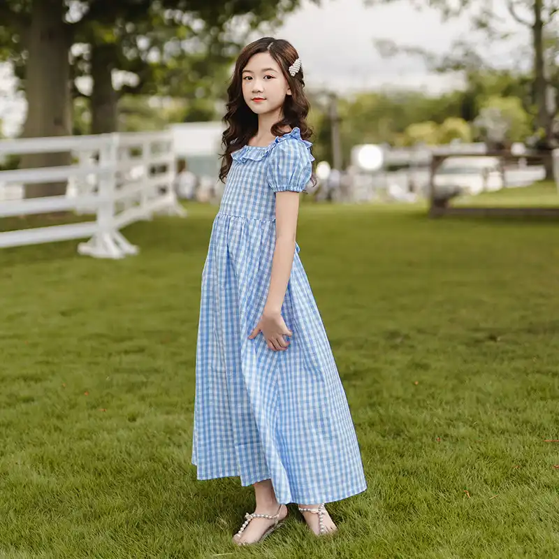 新しい女子ショルダーバッグドレス夏の子供の半袖ドレス2歳の女の子服子供服 Dresses Aliexpress