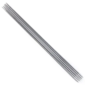 

11 Sets of Double-Pointed Stainless Steel Knitting Needles 2.0-6.5mm --- 5pcs/per Set