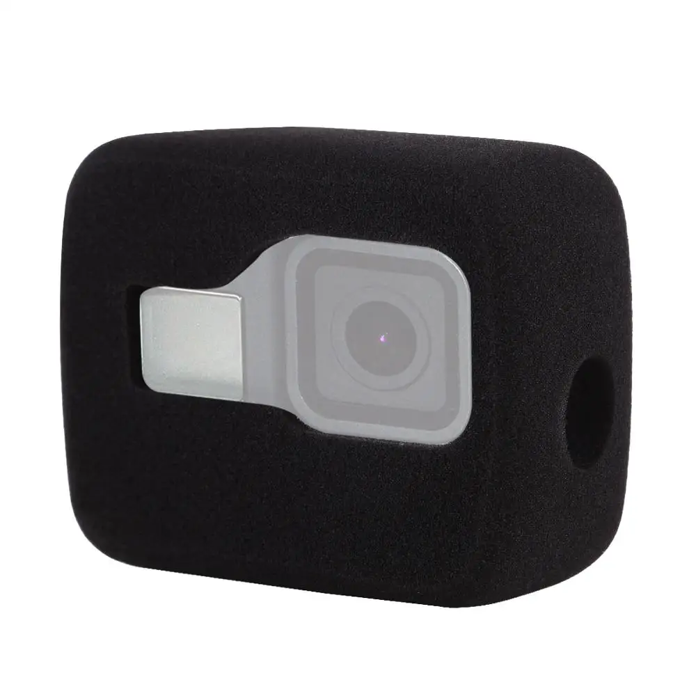 Пенопластовый чехол PULUZ для GoPro HERO8 черный мягкий снижения шума ветра |