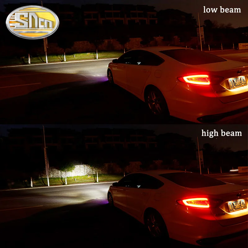 SNCN автомобильный Стайлинг светодиодный фонарь для Ford Mondeo Fusion 2013 светодиодный DRL динамический сигнал поворота головная лампа в сборе