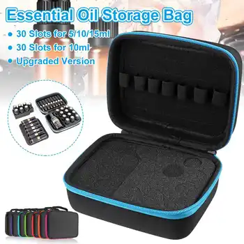 

Essential Oil Case Storage Bag Holder 30 Slots for 5ml 10ml 15ml Essential Oil Bottle Organizer Women Perfume Oil Collect Case