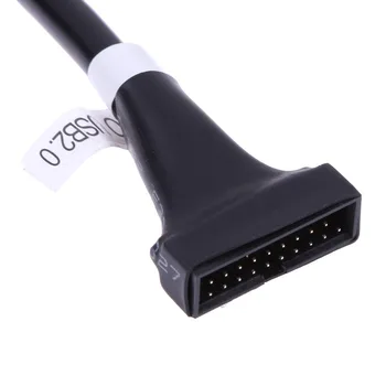 

USB 3.0 To USB 2.0 Cable Adapter Cable Adapter Black Flexible Motherboard