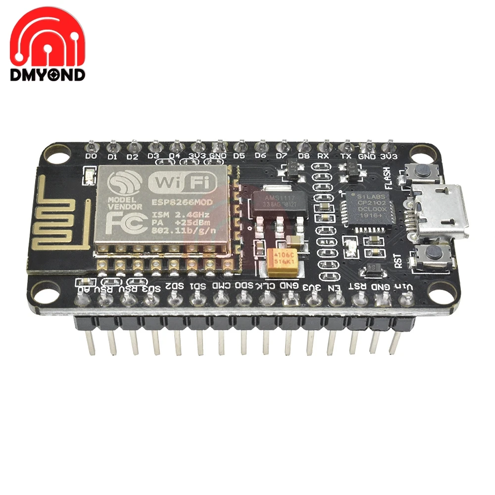Беспроводная плата Nodemcu Lua V2 ESP8266 CH340 ESP 12E WIFI Интернет вещей с антенной Pcb и разъемом