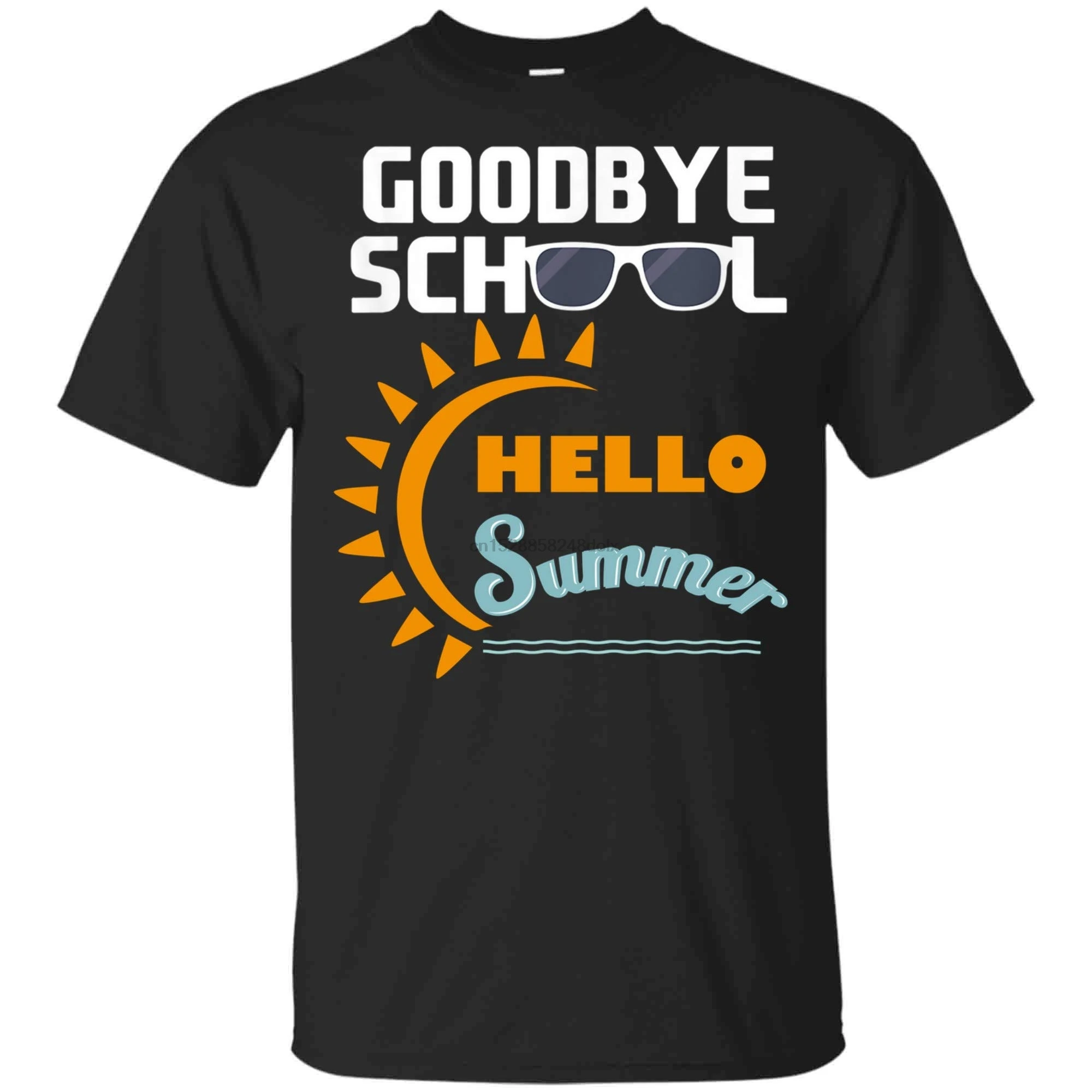 Одежда Mine Goodbye School Hello летняя футболка для мальчиков и девочек |