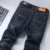 2021 Весна Новый Мужской Классический Синий Черный Slim-fit Джинсы Бизнес Хлопок Эластичный Regular Fit Джинсовые Брюки Мужской Бренд Брюки