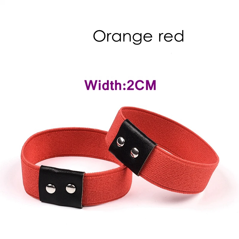 Orange red Эластичные шнурки; женская обувь на высоком каблуке без шнурков; новые модные безопасные шнурки с пряжкой; шнурки на высоком каблуке; 1 пара - Цвет: Orange red