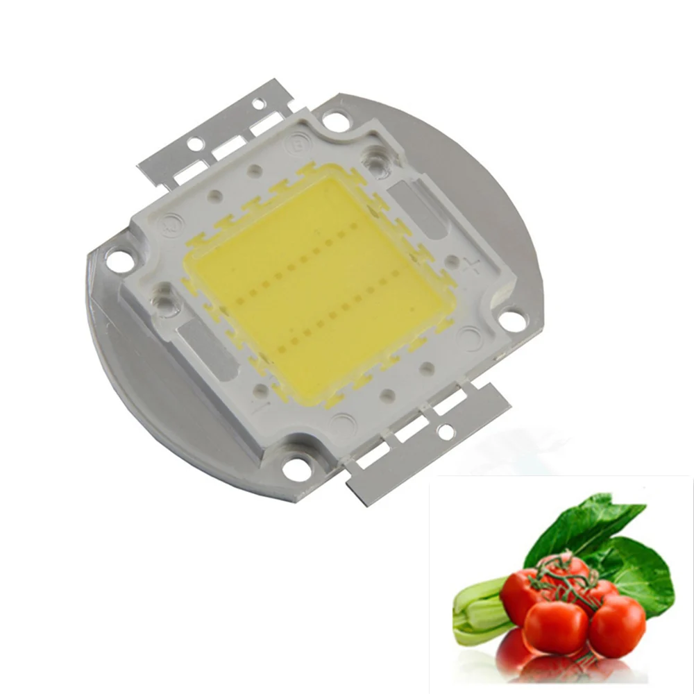 LED COB Chip Full Spectrum 400-840nm Cool White DIY Aquarium Lamp Bulbs For 1W 3W 5W 10W 20W 30W 50W 100W Light Beads