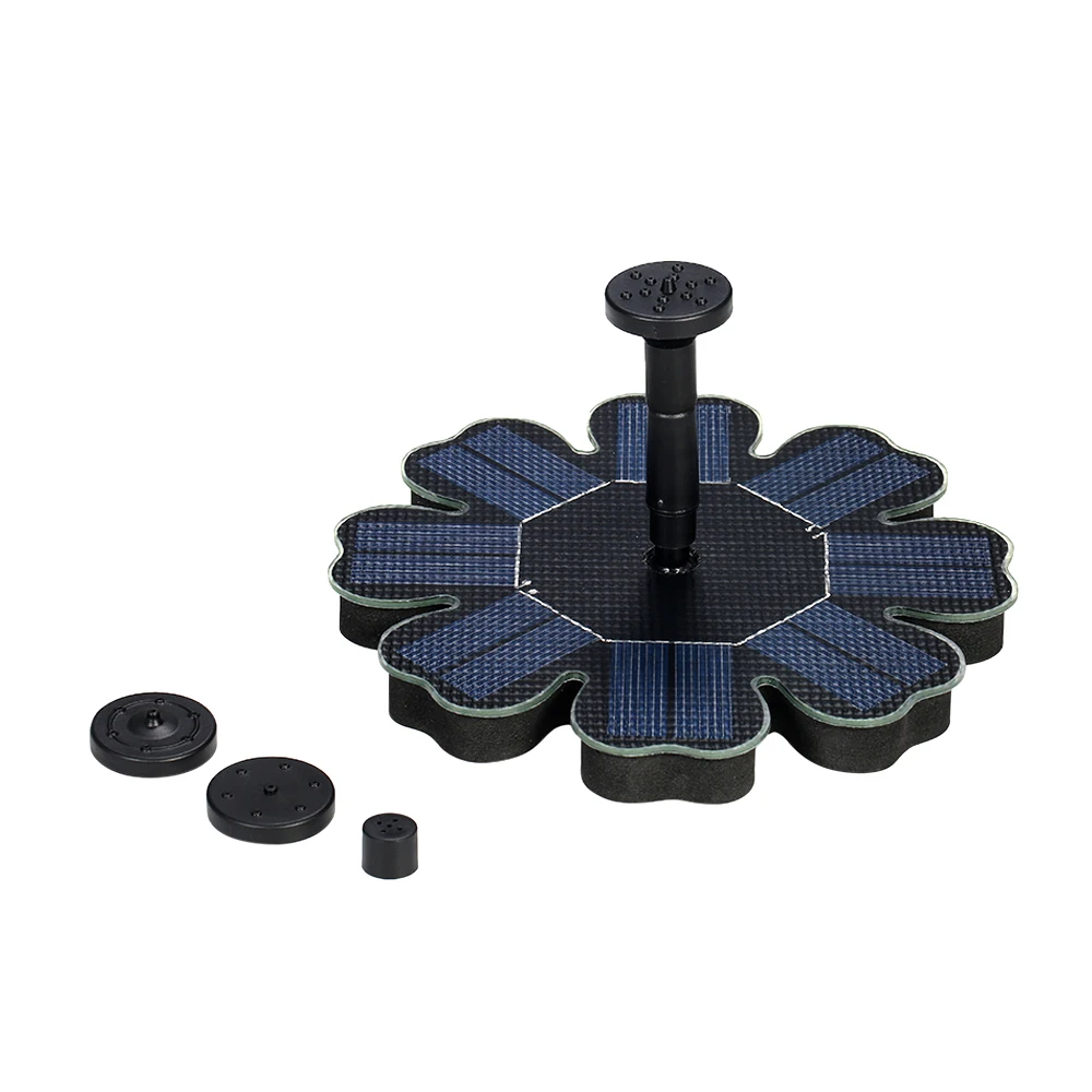 Description Picture 3 of itemSolar Powered Fountain 8V 1.6W Solar Panel Water Floating Fountain Garden Decoration Water Pump for Bird Bath Pond pool