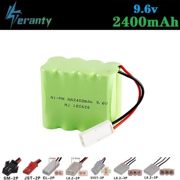 

2400mah 9.6v Rechargeable Battery For Rc toys Cars Tanks Train RC Robots Gun Boat NiMH Battery AA 9.6v 700mah Battery Pack