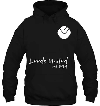 

Fashion Cool Funny Leeds United est1919 white Customized Printed Men Women Streetwear Hoodies Sweatshirts