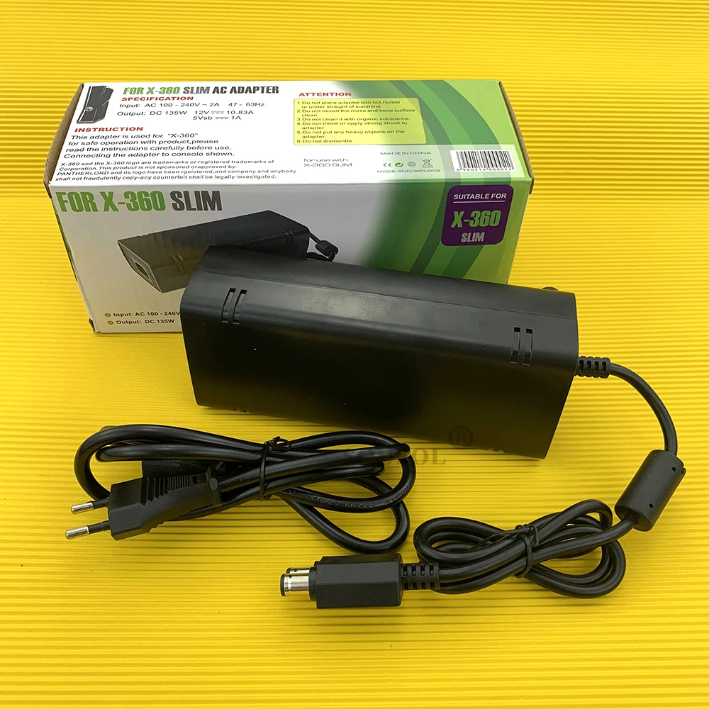 ũμƮ XBox 360 X-360 S    ġ AC  , 220V     ġ ڵ ̺, EU/US, 2021 ǰ
